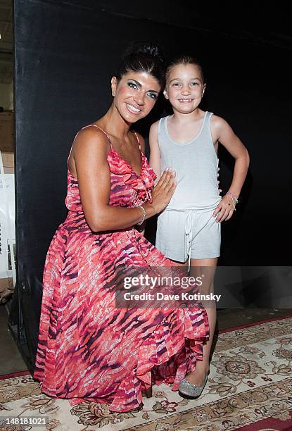 Teresa Giudice and daughter Gabriella Giduice visit at Costco on July 11, 2012 in Wayne, New Jersey.