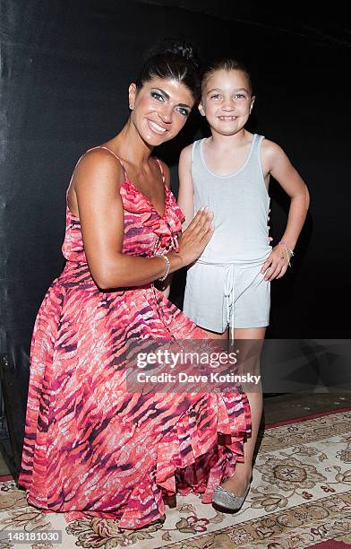 Teresa Giudice and daughter Gabriella Giduice visit at Costco on July 11, 2012 in Wayne, New Jersey.