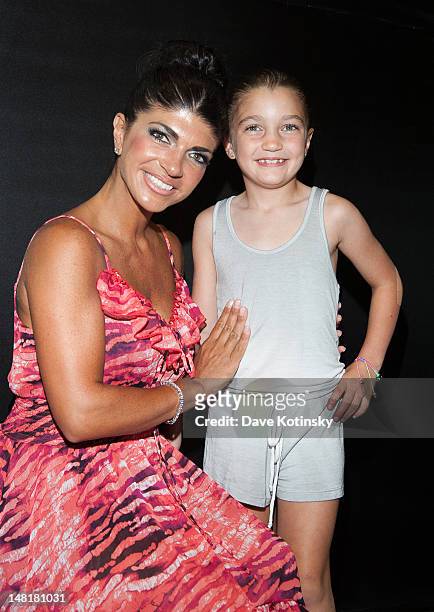 Teresa Giudice and daughter Gabriella Giduice visit at Costco on July 11, 2012 in Wayne, New Jersey.
