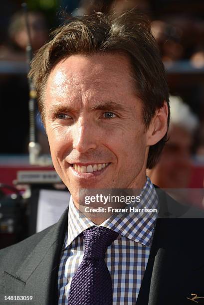 Los Angeles Lakers guard Steve Nash arrives at the 2012 ESPY Awards at Nokia Theatre L.A. Live on July 11, 2012 in Los Angeles, California.