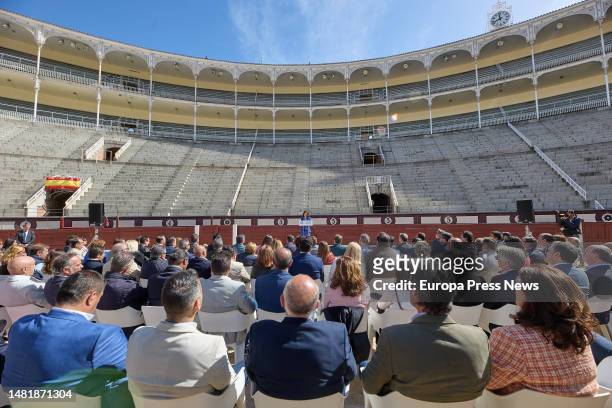 General view of the presentation of the candidates of the Popular Party of Madrid to the mayoralties of the 179 municipalities that make up the...