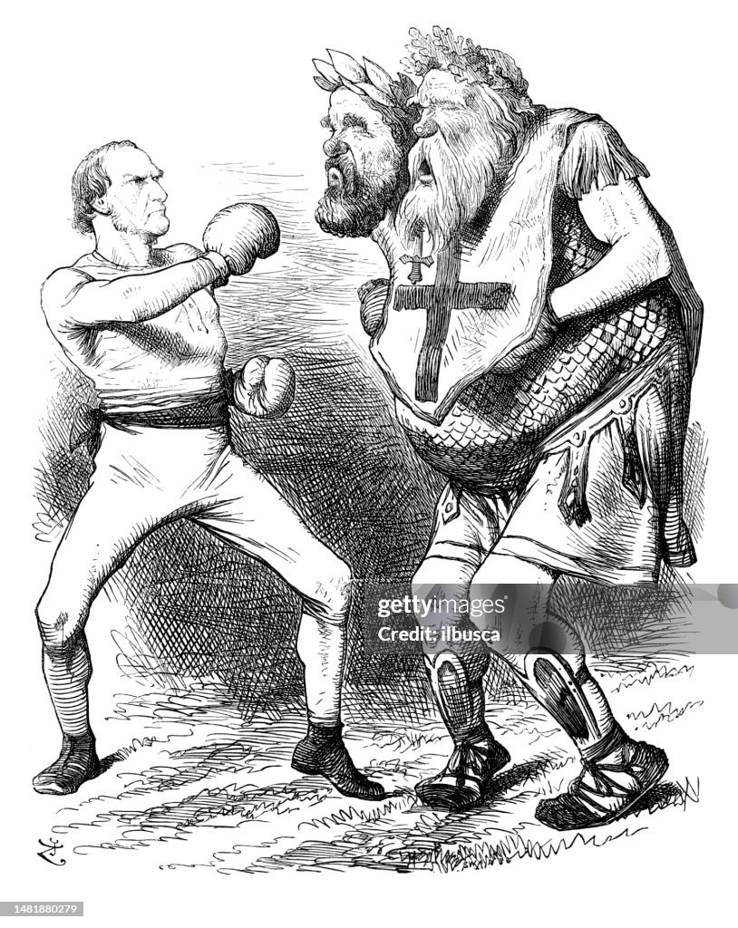 British satire caricature comic cartoon illustration