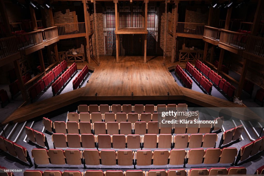 A interior view of Swan Theatre on April 12, 2023 in... News Photo ...