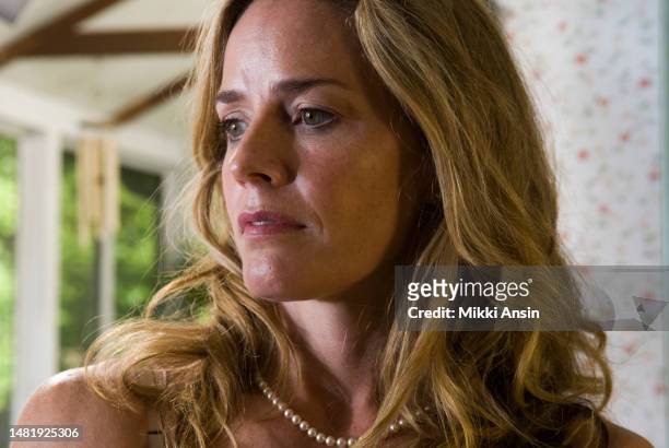 Portrait of American actress Elisabeth Shue during the filming of 'Don McKay' , Lawrence, Massachusetts, September 4, 2008.