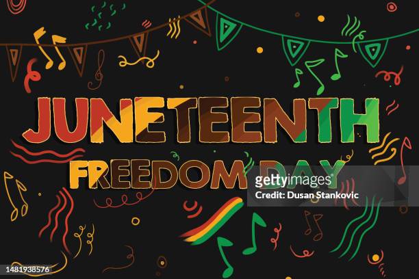 juneteenth freedom day - modern slavery stock-grafiken, -clipart, -cartoons und -symbole