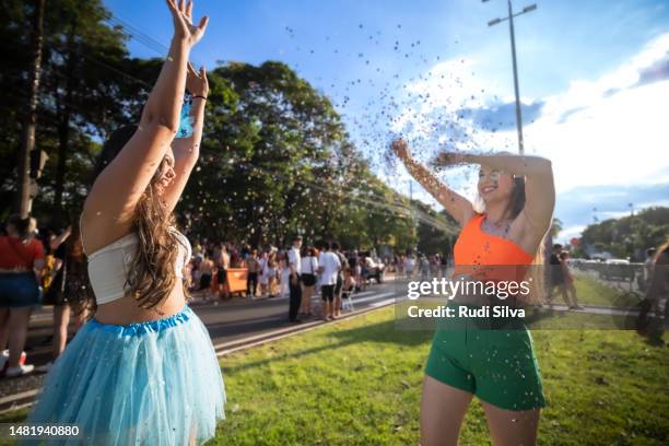 brazilian street carnival - street party stock pictures, royalty-free photos & images