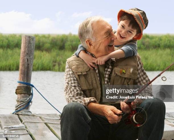 Grad Father 5,878 Boy Hugging Grandfather Stock Photos, High-Res Pictures, and ...