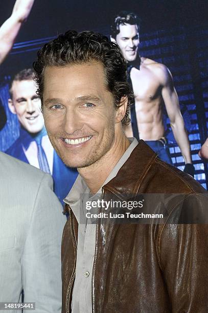 Matthew McConaughey attends the 'Magic Mike' photocall at Hotel De Rome on July 12, 2012 in Berlin, Germany.