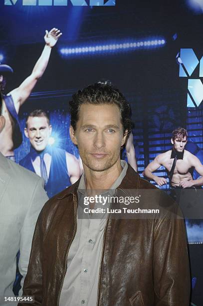 Matthew McConaughey attends the 'Magic Mike' photocall at Hotel De Rome on July 12, 2012 in Berlin, Germany.