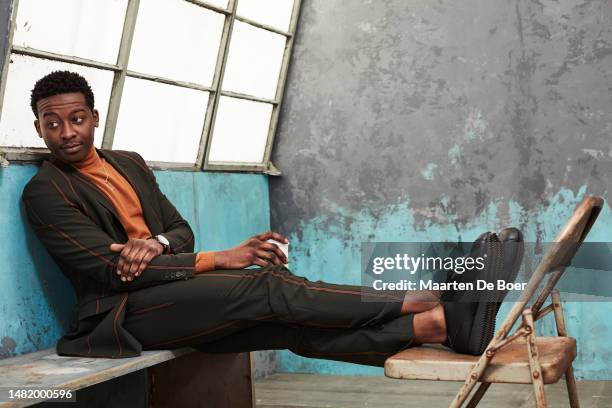 Brandon Micheal Hall of CBS's 'God Friended Me' poses for a portrait during the 2019 Winter TCA Tour at Langham Hotel on January 30, 2019 in...