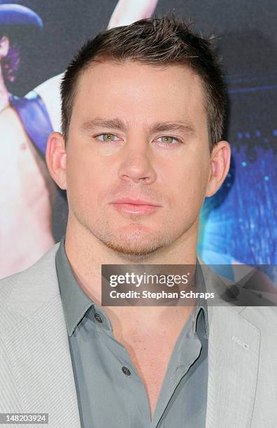 Actor Channing Tatum attends the 'Magic Mike' photocall at the Hotel De Rome on July 12, 2012 in Berlin, Germany.