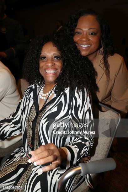 Kathy Jordan Sharpton and Ashley G. Sharpton attend The National Action Network's Women's Empowerment Luncheon on April 13, 2023 in New York City.