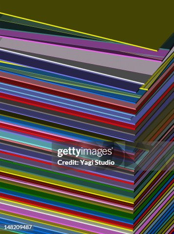Simple composition with colorful object Simple composition with colorful object