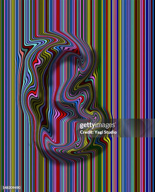 stockillustraties, clipart, cartoons en iconen met simple composition with colorful object - escapisme