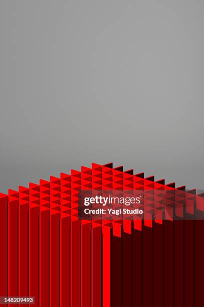 simple composition with red object - japan stock illustrations