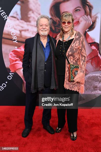 Russ Tamblyn and Bonnie Murray Tamblyn attend the opening night gala and world premiere of the 4k restoration of "Rio Bravo" during the 2023 TCM...