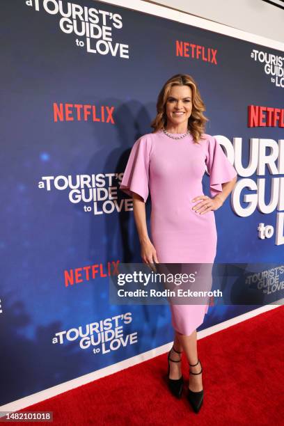 Missi Pyle attends Netflix's A Tourist's Guide to Love special screening at Netflix Tudum Theater on April 13, 2023 in Los Angeles, California.