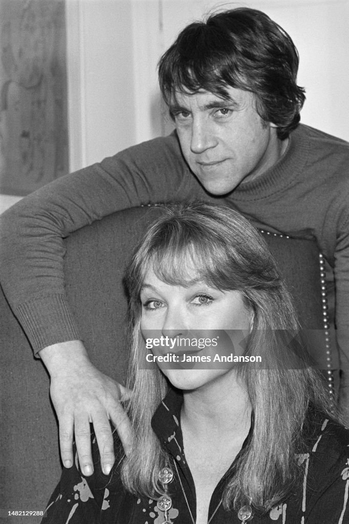 French Actress Marina Vlady and Vladimir Vysotsky at Home