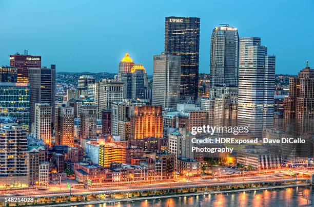 view of pittsburgh - pittsburgh stock pictures, royalty-free photos & images