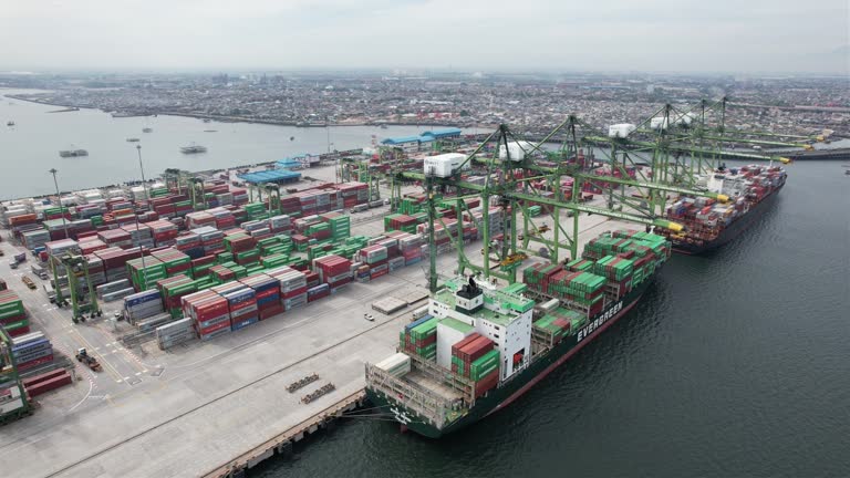 Container Tanjung 108 Pelabuhan Tanjung Priok Stock Videos, Footage, & 4K Video Clips ...