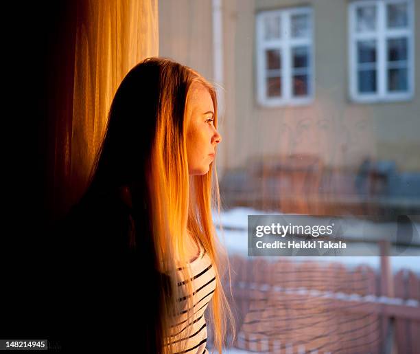 sunset through glass - tampere stock pictures, royalty-free photos & images
