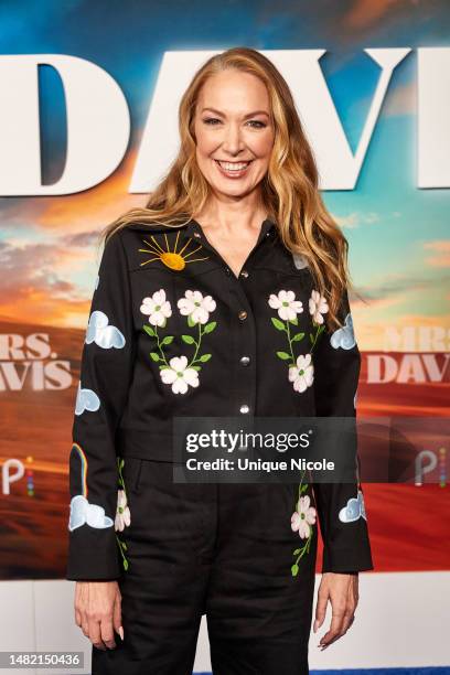 Elizabeth Marvel attends the Peacock's "Mrs. Davis" Los Angeles Premiere at DGA Theater Complex on April 13, 2023 in Los Angeles, California.