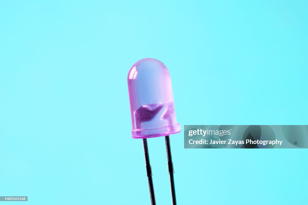 Magenta Led Module Magenta Diode Led On Blue Background High-Res Stock Photo - Getty Images