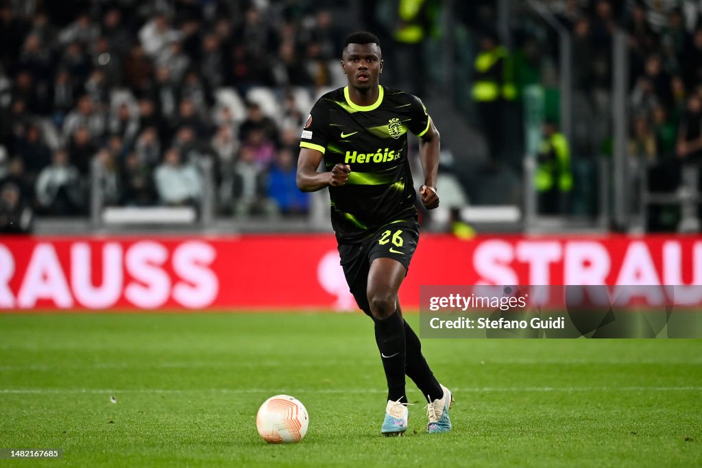 Ousmane Diomande Of Sporting CP During The UEFA Europa League ousmane-diomande-of-sporting-cp-during-the-uefa-europa-league
