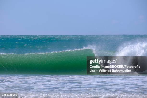 waves on the beach, jeffreys bay near port elizabeth, garden route, eastern cape, south africa - port elizabeth stock pictures, royalty-free photos & images