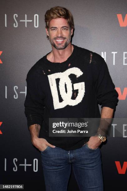 Actor William Levy attends the special Miami red carpet screening for the ViX Original Series MONTECRISTO, on Vix+ April 14. Screening hosted at...