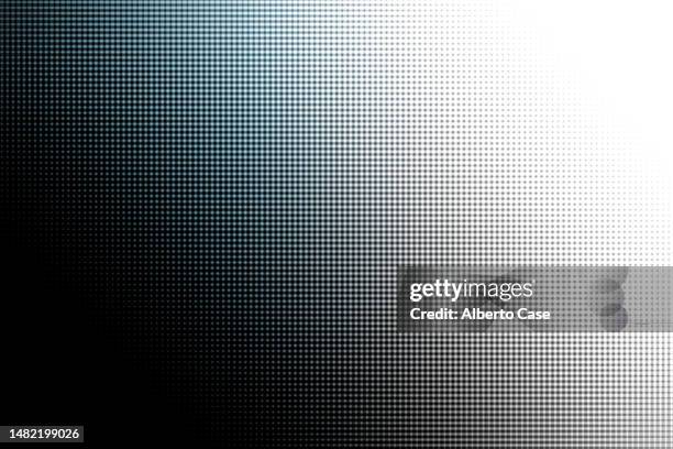 gradient background with square dots - halftone pattern abstract background stockfoto's en -beelden