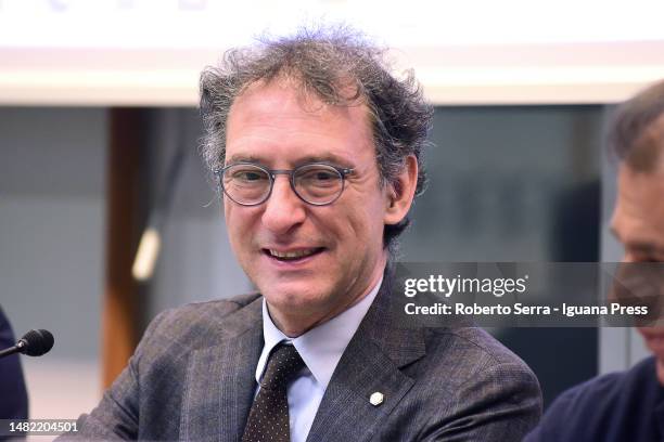 Giovanni Molari Rector of the University of Bologna Alma Mater Studiorum attends the Academic Year SPISA inauguration ceremony at SPISA of University...