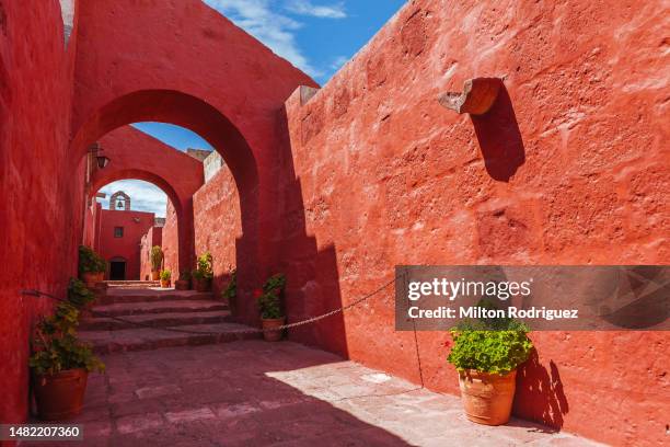 monastery of santa catalina de siena, arequipa - santa catalina hotel stock pictures, royalty-free photos & images