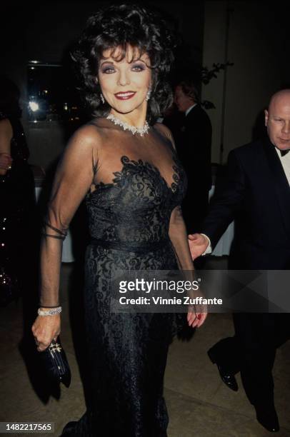 Joan Collins during her tribute by the American Cancer Society at the Beverly Wilshire Hotel in Beverly Hills, California, United States, 22nd...