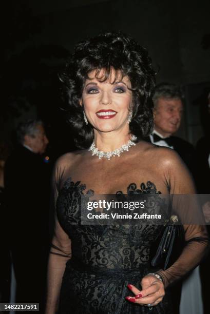 Joan Collins during her tribute by the American Cancer Society at the Beverly Wilshire Hotel in Beverly Hills, California, United States, 22nd...