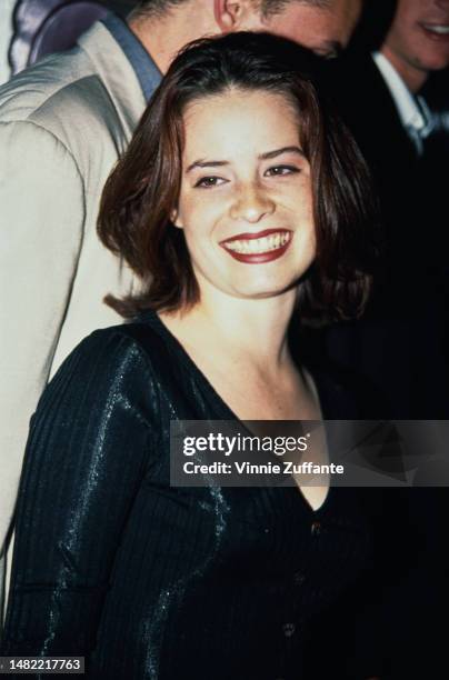 Holly Marie Combs attends an event, United States, 1993.