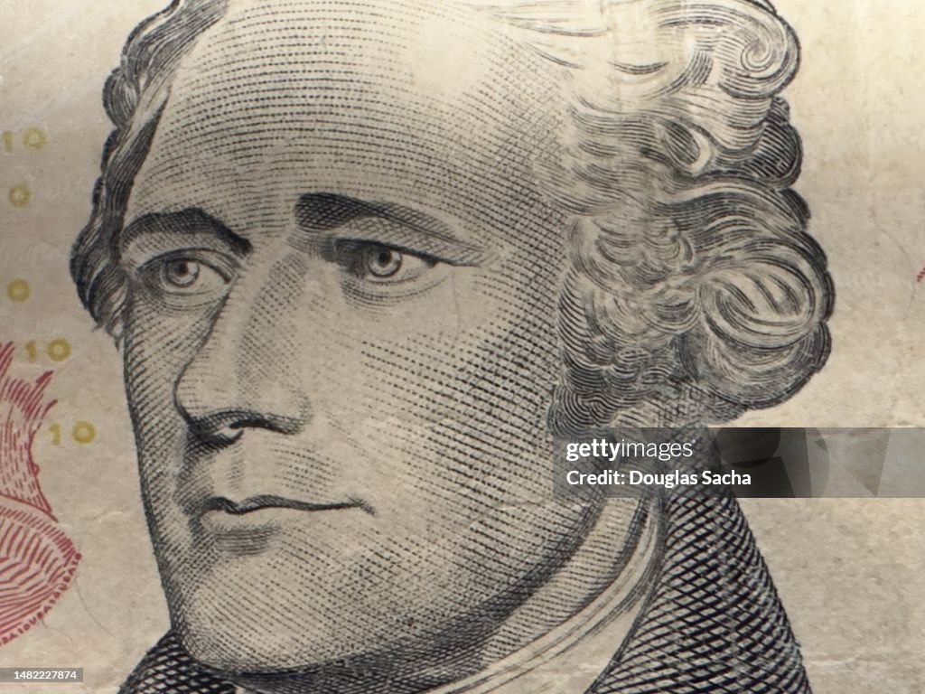 Founding father Alexander Hamilton portrait