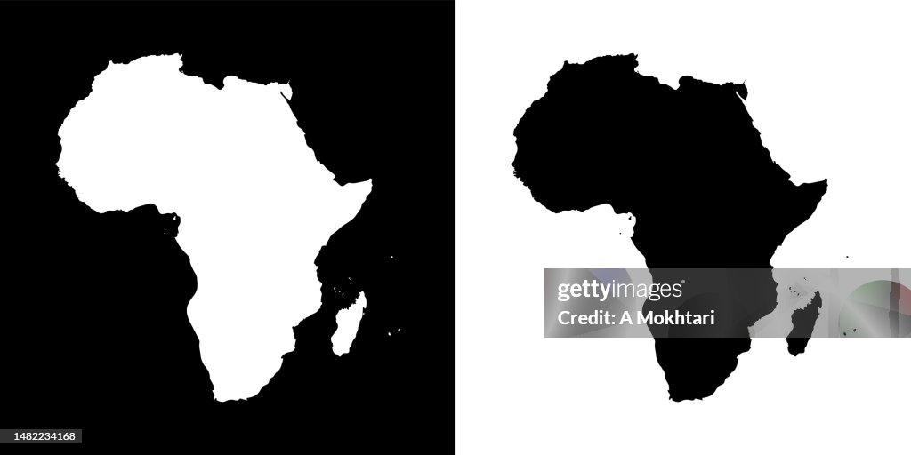 Map of Africa.