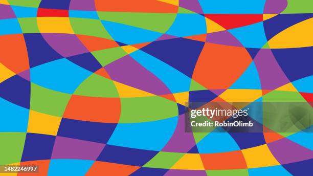 abstraccolorfultpattern - stained glass background stock illustrations