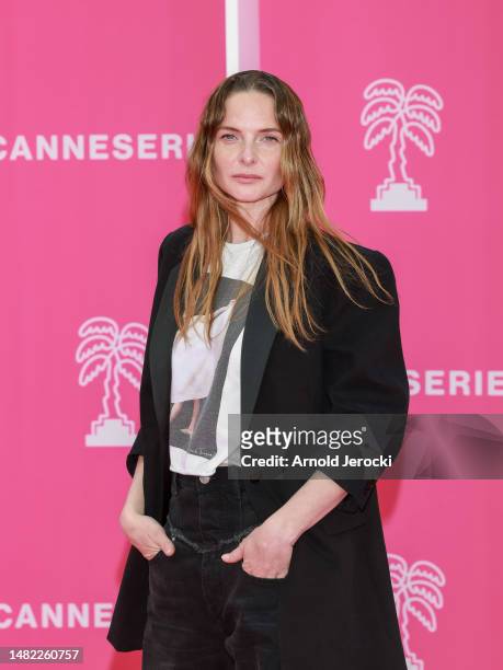 Rebecca Ferguson attends the opening ceremony during the 6th Canneseries International Festival on April 14, 2023 in Cannes, France.