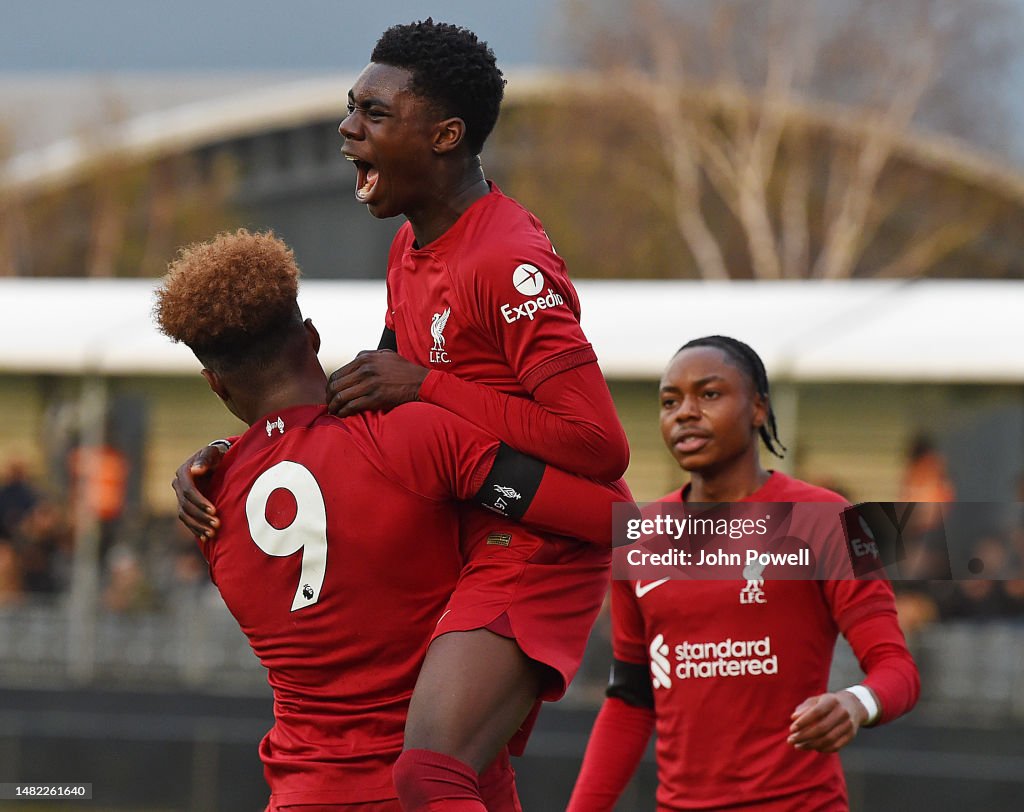 Liverpool U18 v Leeds United U18 - U18 Premier League