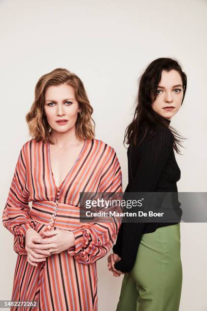 Mireille Enos and Esme Creed-Miles of 'Hanna' pose for a portrait during the 2019 Winter TCA Tour at Langham Hotel on February 13, 2019 in Pasadena,...