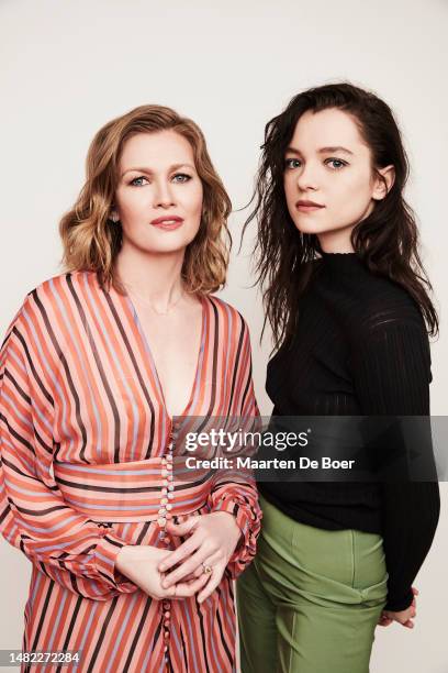 Mireille Enos and Esme Creed-Miles of 'Hanna' pose for a portrait during the 2019 Winter TCA Tour at Langham Hotel on February 13, 2019 in Pasadena,...