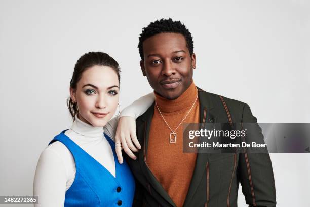 Violett Beane and Brandon Micheal Hall of CBS's 'God Friended Me' pose for a portrait during the 2019 Winter TCA Tour at Langham Hotel on January 30,...