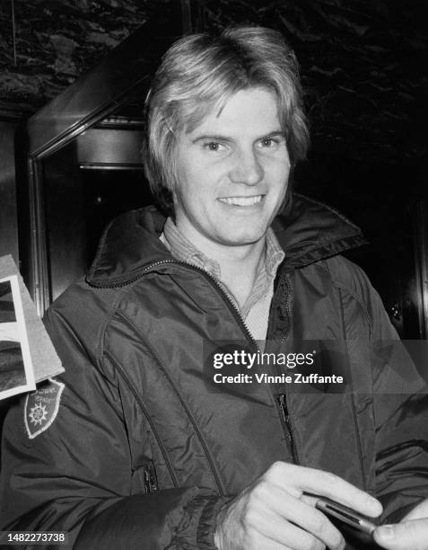 Jack Coleman attends an event, United States, circa 1980s.