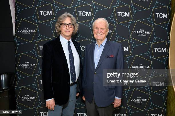 Alexander Payne and George Stevens Jr. Attend the screening of "Penny Serenade" during the 2023 TCM Classic Film Festival on April 14, 2023 in Los...