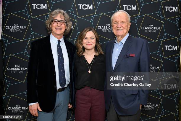 Alexander Payne, General Manager, Turner Classic Movies Pola Changnon, and George Stevens Jr. Attend the screening of "Penny Serenade" during the...