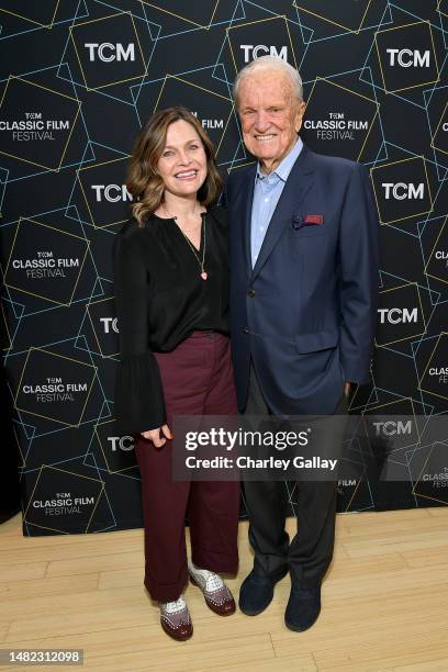 General Manager, Turner Classic Movies Pola Changnon and George Stevens Jr. Attend the screening of "Penny Serenade" during the 2023 TCM Classic Film...