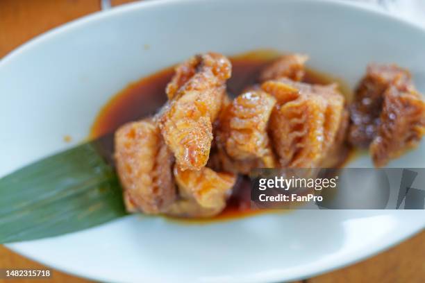 chinese snack, smoked fish - yangzhou stock pictures, royalty-free photos & images
