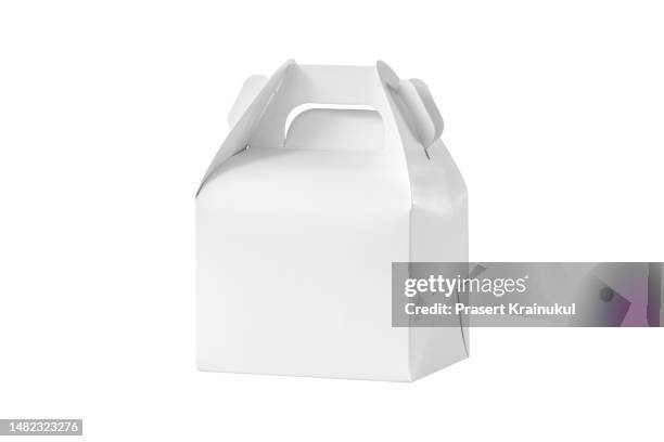 white mockup blank paper. clipping path - cake logo fotografías e imágenes de stock